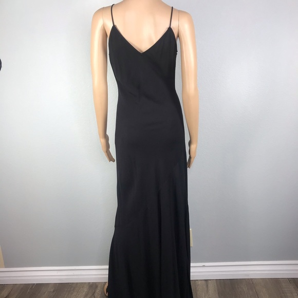 V neck side slit maxi cami dress - Picture 4 of 4